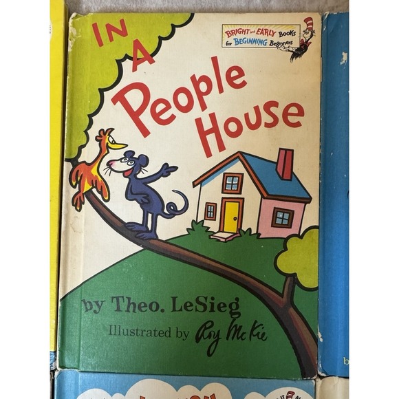 Dr. Seuss Beginner Books Hardcover Lot of 9 Various Titles Vintage 1960's 1970's - Picture 6 of 16